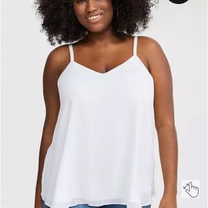 Torrid White Camisole Top